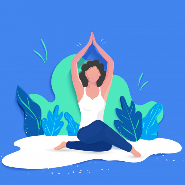 Yoga Illustration Image 
